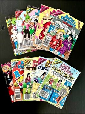 Archie Comics - Betty and Veronica Double Digest Collection - Set of 10